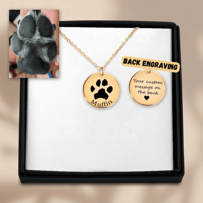 Paw Print Necklace