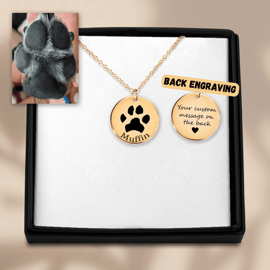 Paw Print Necklace